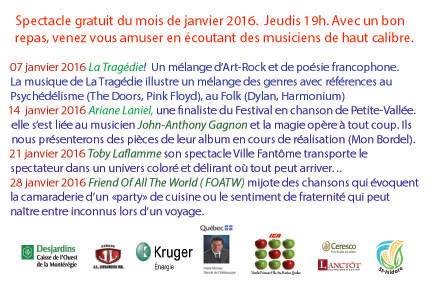 prog janvier 2016